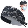ABAMERICA Working Caps with Button and Sweatband, Adjustable Working Hats for Women Men, One Size(Tie Back or Toggle) view 1
