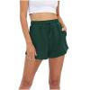 Uillui Sweat Shorts Womens 5" Loose Comfy Cotton Athletic Gym Shorts Y2K Teen Girls Trendy High Waisted Workout Running Shorts Sports Casual Yoga Jogger Short Pants Pockets view 1
