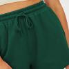 Uillui Sweat Shorts Womens 5" Loose Comfy Cotton Athletic Gym Shorts Y2K Teen Girls Trendy High Waisted Workout Running Shorts Sports Casual Yoga Jogger Short Pants Pockets view 2