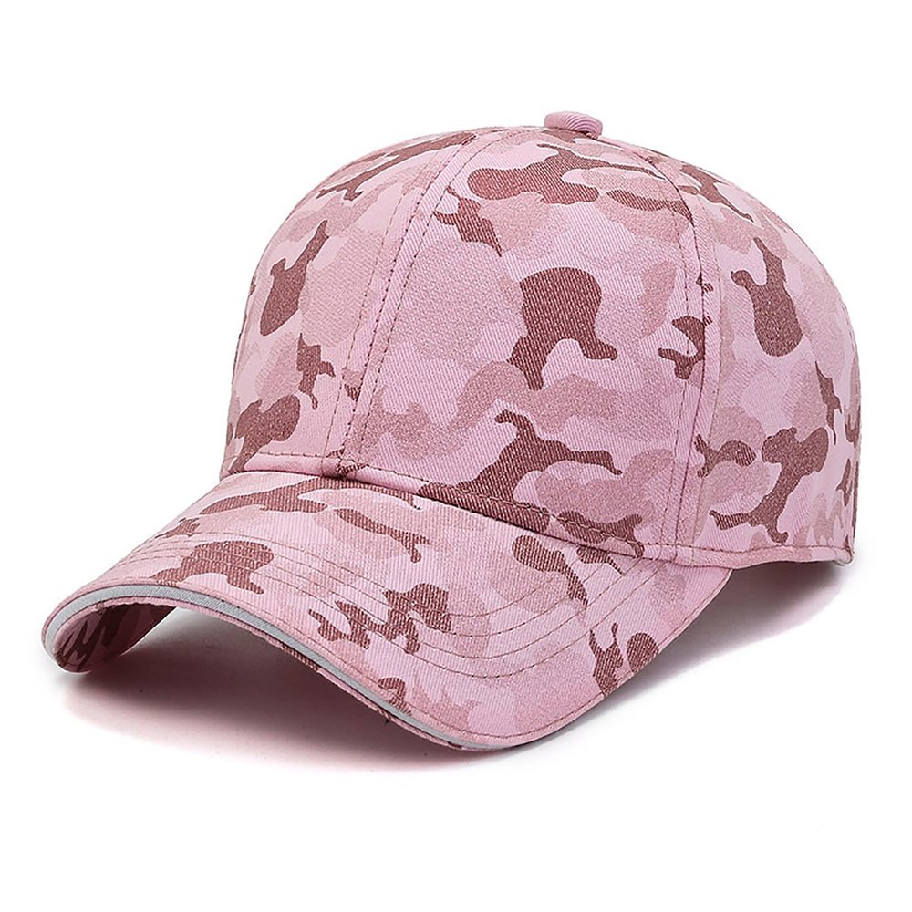 Vintage Washed Distressed Cotton Dad Hat Baseball Cap Adjustable Polo Trucker Unisex Style Headwear Adjustable Pink