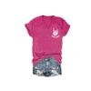 Aunt Era Shirt in My Aunt Era Tshirts Aunt Era Tshirt Casual Tshirts Funny Auntie V Neck Fun Letter Print T-Shirt Plus Size 2XL Pink view 2
