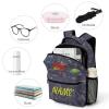 Fovanxixi Custom Cute Astronaut Rocket Backpack for Kids Boys Girls Personalized Name Text Children Backpack School Bag Customized Daypack Schoolbag for Student Bookbag view 4