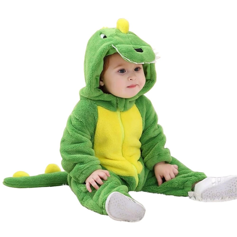 ABTSHU Baby Light Green Dinosaur Costume Toddler Halloween Dress Up Outfit 18-24 Months