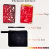 Worship Flags for Dance Church,Praise Dance Flags for Worship Set(2 Flags+ 2 Flexi Rods+1 Storage Bag) 3#YELLOW-RED-BLACK view 3
