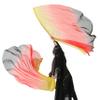 Worship Flags for Dance Church,Praise Dance Flags for Worship Set(2 Flags+ 2 Flexi Rods+1 Storage Bag) 3#YELLOW-RED-BLACK view 4