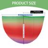 Worship Flags for Dance Church,Praise Dance Flags for Worship Set(2 Flags+ 2 Flexi Rods+1 Storage Bag) 10#GREEN-RED-PURPLE view 2