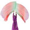 Worship Flags for Dance Church,Praise Dance Flags for Worship Set(2 Flags+ 2 Flexi Rods+1 Storage Bag) 10#GREEN-RED-PURPLE view 4