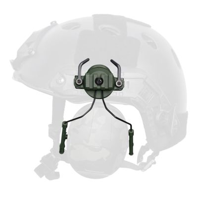 Qavctw Tactical Helmet Rail Headset Adapter Suspension Bracket for Airsoft Ear Protection Fast ARC Rail System