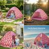 Large Automatic Instant Pop Up Beach Shade Sun Shelter Portable Baby Canopy Cabana Anti UV Beach Umbrella with Carry Bag Fit for 3-4 Person (Pink) view 2