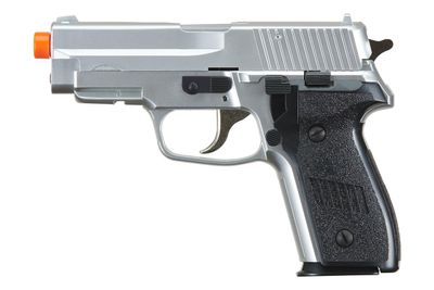 GoldenBall X HFC Airsoft Premium Spring Side Arm Airsoft Pistol - Silver