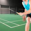 B Baosity Badminton Racket Swing Trainer, Badminton Training Racket Training Tool, Adjustable Weight Professional Badminton Power Enhance Grip for Power, No Hand Glue view 2