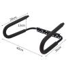 Rear Seat Cushion Armrest Bicycle Manned Cushion Armrest Metal Safe Bike Rear Fence 1Pcs Passenger Seat Armrest for Riding Cycling view 2