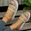 Ladmiple Wedge Heels For Women Dressy Closed Toe Women's Summer Espadrilles Sandals Platform Sandals Wedge Ankle Strap Open Toe Sandals view 3