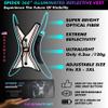 SPIDER Reflective Lighted Running Vest - Optic Fiber Technology, Bright, 360 Visible, Ultralight, Phone Pocket, Fully Adjustable Size XS-3XL - Reflective Running Gear for Safe Night Sports & Walking view 2