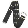 Nayt Military Cotton Belt With Circular Holes Black (Medium-40) view 1