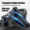 Oversize Bike Seat (11.8x10.8x5.8IN) for Peloton Bike Saddle with Gel Comfortable Bike Seat Cushion Bicycle Seat for Men Women Memory Foam Bicycle Saddle Fit for Exercise Mountain Bike view 3