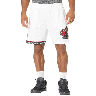 Vancouver Grizzlies Mens 1998-99 White Swingman Shorts (as1, Alpha, 3X, Regular, Regular)