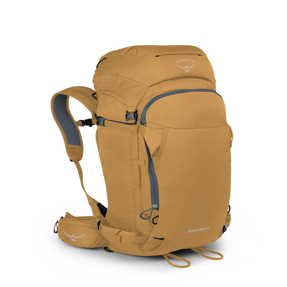 Osprey Soelden 42L Men's Ski and Snowboard Backpack, Artisan Yellow