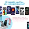 BrilliantHouse Fitness Tracker with Blood Pressure Heart Rate Oxygen Monitor, Activity Sleep & Temperature Smart Watch IP68 Waterproof Pedometer Step Counter for Kids Man Women S5 view 4