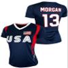 Icon Sports Women's U.S Alex Morgan Shirt, Adult Sizes USWNTPT T-Shirt. (AL) Blue view 1
