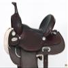 HILASON Western Child Horse Trail Show Saddle Synthetic Pleasure Riding Brown view 2