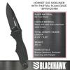 Bear & Son BLACKHAWK - ASSISTED - 3.25" - Drop Point - D2 Tool Steel - G10 w/SS Liners - Bronze Washers - BH15H201BK view 3
