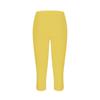 NATHGAM Women's High Waisted Yoga Capris Tummy Control Slim Workout Sports Running Capri Leggings Solid Color Tights Pants view 4