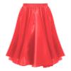 Shinsto Kids Girls Long Full Circle Dance Skirt Spanish Flamenco Belly Skirt Rumba Samba Dance Costume Red 7-8 Years view 1