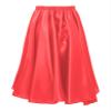 Shinsto Kids Girls Long Full Circle Dance Skirt Spanish Flamenco Belly Skirt Rumba Samba Dance Costume Red 7-8 Years view 3