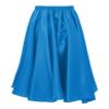 Shinsto Kids Girls Long Full Circle Dance Skirt Spanish Flamenco Belly Skirt Rumba Samba Dance Costume Sky Blue 3-4 Years view 2