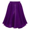 Shinsto Kids Girls Long Full Circle Dance Skirt Spanish Flamenco Belly Skirt Rumba Samba Dance Costume Purple 3-4 Years view 1