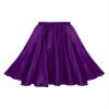 Shinsto Kids Girls Long Full Circle Dance Skirt Spanish Flamenco Belly Skirt Rumba Samba Dance Costume Purple 3-4 Years view 3