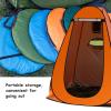 Portable Pop-up Shower Private Tent Bathroom Spacious Changing Room Camping Bike Beach Pontoon Boat Changing Room Privacy Tent Pop Up Shower Tent Portable Dressing Room (Orange) view 4