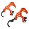 ZSHJGJR Compound Bow Release Thumb Tension Bow Release 3 and 4 Grip Adjustable Archery Bow Release Aids Hand Held Bow Release for Compound Bow Hunting Shooting Accessories (Orange)
