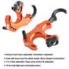 ZSHJGJR Compound Bow Release Thumb Tension Bow Release 3 and 4 Grip Adjustable Archery Bow Release Aids Hand Held Bow Release for Compound Bow Hunting Shooting Accessories (Orange) view 2