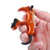 ZSHJGJR Compound Bow Release Thumb Tension Bow Release 3 and 4 Grip Adjustable Archery Bow Release Aids Hand Held Bow Release for Compound Bow Hunting Shooting Accessories (Orange) view 4