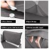 BREENHILL Sleeping Bag Liner, Camping Sheets & Travel Sheet, Hostels & Traveling Adult Sleep Sack for Backpacking, Hotels Lightweight Single & Double Camping Sleeping Bag Liners Grey view 4