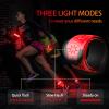 Todoxi 2 Pack LED Armband Rechargeable, Running Lights for Runners, Running Lights, Reflective Running Gear Light Up Armband High Visibility LED Wristband Lights for Running Walking view 3