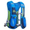 AONIJIE 5.5L Running Hydration Vest Pack with 6 Safety Pockets Adjustable & Lightweight Hydration Backpack for Marathon Race Hiking Cycling (Blue) view 1