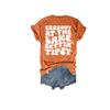 Errbody On The Boat Getting Tipsy T Shirt Everybody at The Lake Gettin Tipsy Errbody at The Lake Gettin Tipsy Tank Short Sleeve Vneck Loose T Shirts Beer Lover Shirt Orange view 3