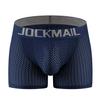 JOCKMAIL Mens Boxer Brief with Sponge Padding for Enhancing Buttocks Men Padded Panties (Dark Bue, XL) view 2