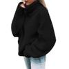XUETON Womens Oversized Turtleneck Sweaters Batwing Long Sleeve Heavyweight Winter Autumn Warm Casual Solid Color Loose Fit Chunky Knit Pullover Sweater Jumper Tops(Black,X-Large) view 1