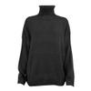 XUETON Womens Oversized Turtleneck Sweaters Batwing Long Sleeve Heavyweight Winter Autumn Warm Casual Solid Color Loose Fit Chunky Knit Pullover Sweater Jumper Tops(Black,X-Large) view 2