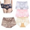 4 Pcs Ladies Silk Lace Handmade Underwear Pack, Ladies Silk Lace Handmade Panties, Sexy Underwear for Women (US, Alpha, Medium, Regular, Regular, #2) view 1