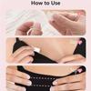 10 PCS Skirt & Shirt Collar Stickers, Disposable Anti-Light Stickers, and Shoulder Strap Fixing Invisible Stickers Stay Fashion-Ready - Clear Tape for Clothes, Body, and All Skin Shades (Blue,S) view 3