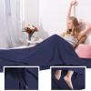 BREENHILL Sleeping Bag Liner,Camping Sheets & Travel Sheet, Hostels & Traveling Adult Sleep Sack for Backpacking, Hotels Lightweight Single & Double Camping Sleeping Bag Liners Navy view 4
