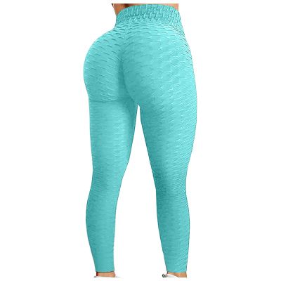 Leggings for Women High Waist Plus Size Women Seamless Leggings High Waist Workout Gym Yoga Pants Tummy Control Scrunch Butt Lifting Booty Compression Tights Y-Blue