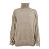 XUETON Womens Oversized Turtleneck Sweaters Batwing Long Sleeve Heavyweight Winter Autumn Warm Casual Solid Color Loose Fit Chunky Knit Pullover Sweater Jumper Tops(Beige,3X-Large) view 2