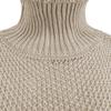 XUETON Womens Oversized Turtleneck Sweaters Batwing Long Sleeve Heavyweight Winter Autumn Warm Casual Solid Color Loose Fit Chunky Knit Pullover Sweater Jumper Tops(Beige,3X-Large) view 4