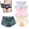 4 Pcs Ladies Silk Lace Handmade Underwear Pack, Ladies Silk Lace Handmade Panties, Sexy Underwear for Women (US, Alpha, Medium, Regular, Regular, #4)